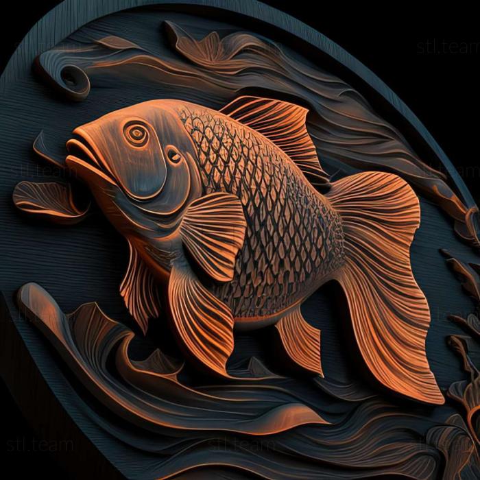 3D модель Бязь риба (STL)